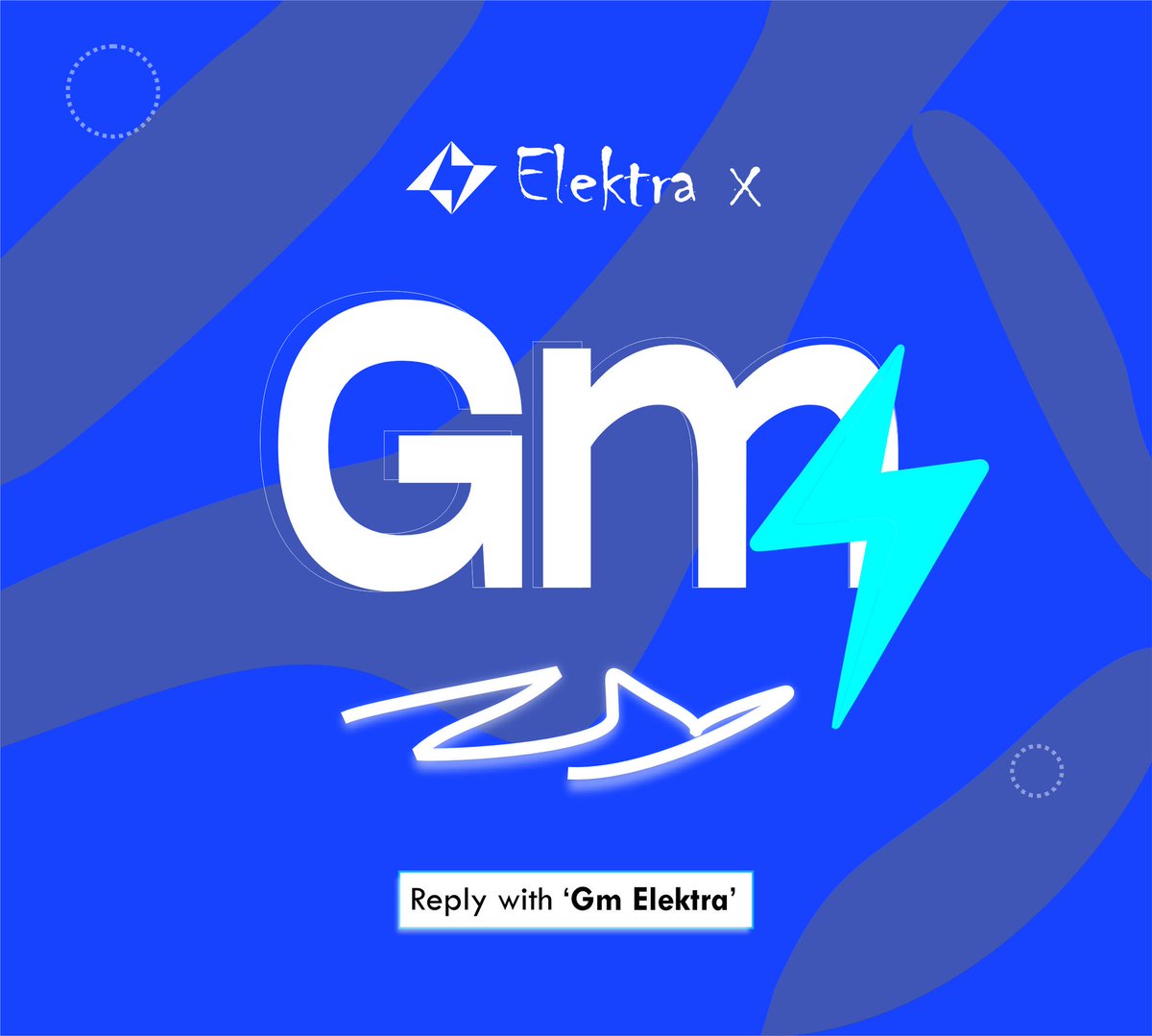 Elektrachain's tweet image. Gm Elektranauts!

Who are you sharing the Elektrachain gospel with today? 

Spread the watts. Charge the world.
Let’s onboard the next million 🌍🔌.