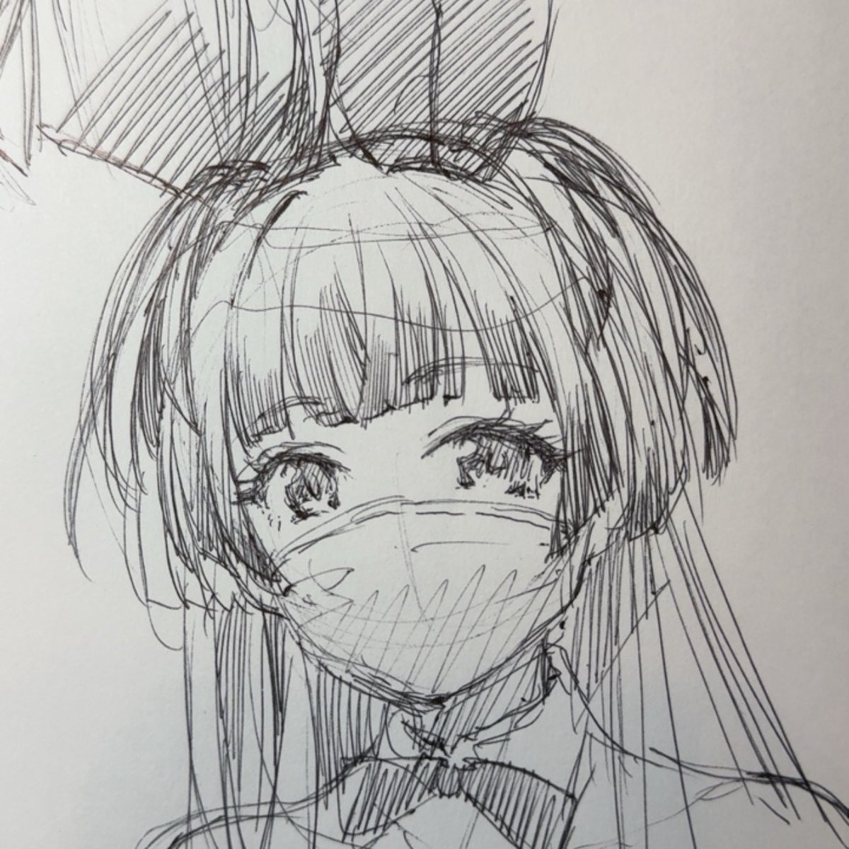 Skeb原画の嫁入り準備してたら出てきた練習ラフ絵
黛冬優子さんがバニーガール
#あの子がバニーガール 