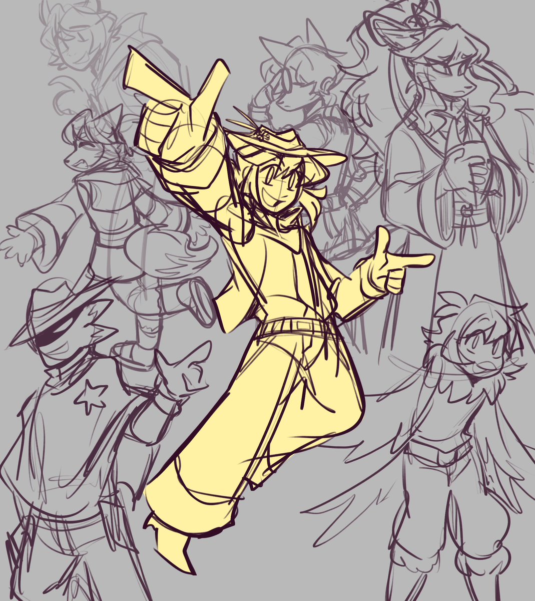 Still remember when I drew this and comparing it to my recent, the difference is wild
Think is l ready reposted this a few times