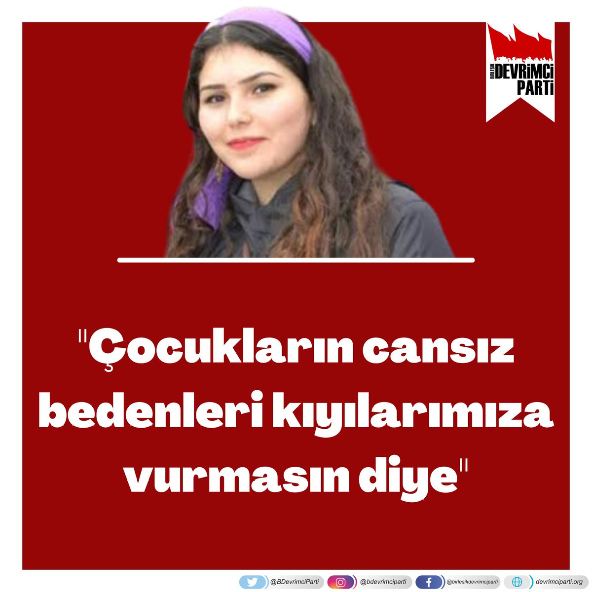 Eylem Ataş, IŞİD’e karşı verilen insanlık savaşında enternasyonalist bir savaşçı olarak ölümsüzleşti.

Cenazesi 101 günlük mücadele sonucunda doğup büyüdüğü Çukurova topraklarına getirildi.

IŞİD’e her türlü desteği verenler, Türkiye’yi IŞİD için katliam, örgütlenme, alt