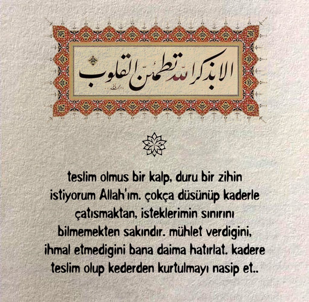 teslim olmuş bir kalp..