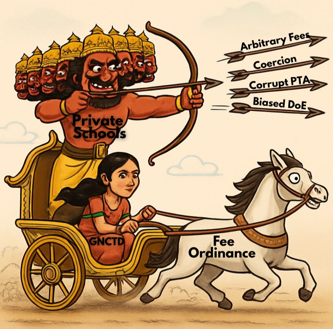Azad Singh (@azadsingh1508) on Twitter photo ЁЯЪи Who will stop the "Commercialization of Education" chariot of private schools?
Who will protect the soul of the Right to Education?
Today, darkness of fear and hopelessness looms over lakhs of parents in Delhi.
Rise Up!
#StopEduMafia #RightToEducation #FeeHikeJustice ЁЯЪи Who will stop the "Commercialization of Education" chariot of private schools?
Who will protect the soul of the Right to Education?
Today, darkness of fear and hopelessness looms over lakhs of parents in Delhi.
Rise Up!
#StopEduMafia #RightToEducation #FeeHikeJustice