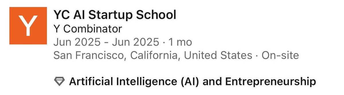 sus_engineering's tweet image. Everytime someone adds @ycombinator AI Startup school to their LinkedIn, a CS major becomes a vibe coder 💀💀💀
Still happening a week later.
#ycombinator #ai #cs #vibecode #yc