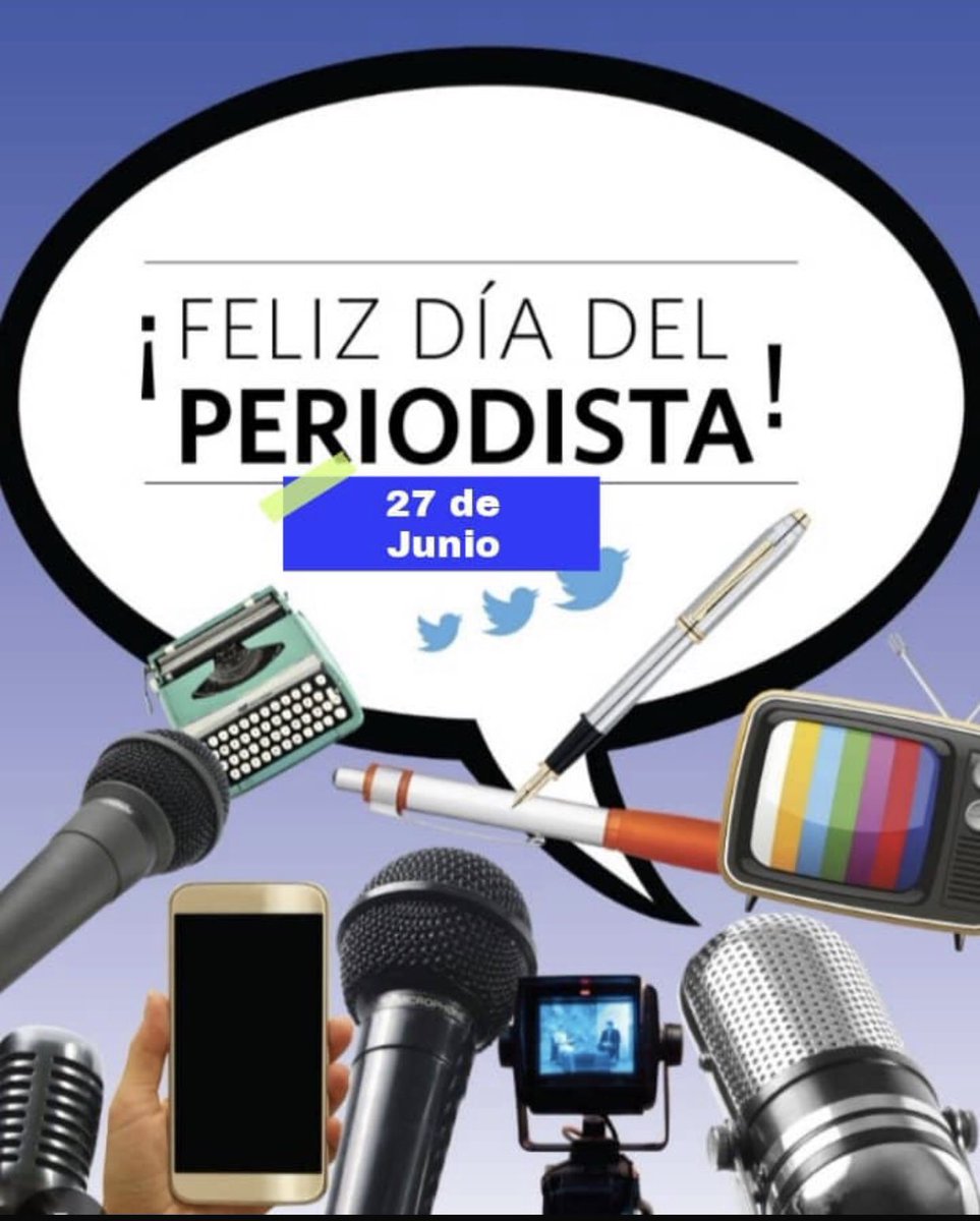 Quiero felicitar a todos los periodistas hoy en su día, gracias por mantenernos informados!