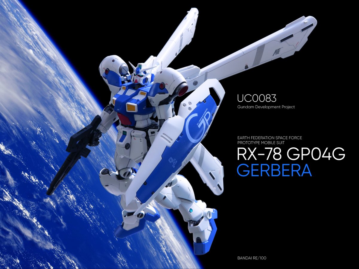 RX-78GP04G Gundam Gerbera

Bandai RE/100 kit.