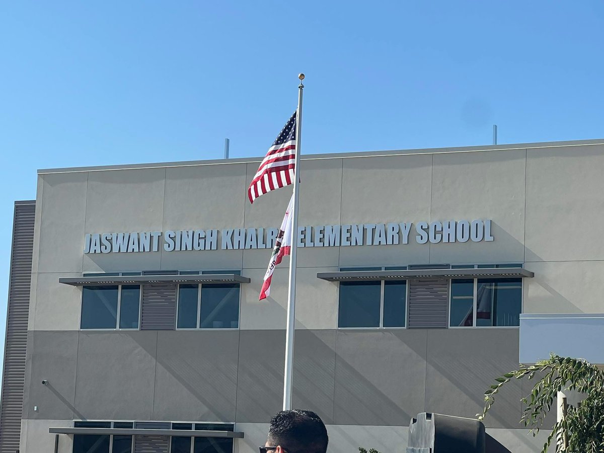 Central Unified opens first U.S. elementary school named after Punjabi human rights hero "JASWANT SINGH KHALRA" in Fresno, California.