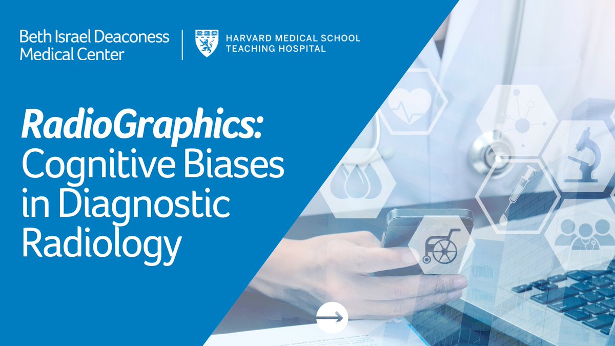 BIDMCRad's tweet image. 📰 Cognitive Biases in Diagnostic #Radiology: A new @RadioGraphics article featuring the work of @BIDMCRad alumna Dr. Se-Young Yoon and faculty Dr. Karen Lee. 

💻 Learn how the awareness of #biases can help improve practice and reduce errors:

➡️ rsna.org/news/2025/june…