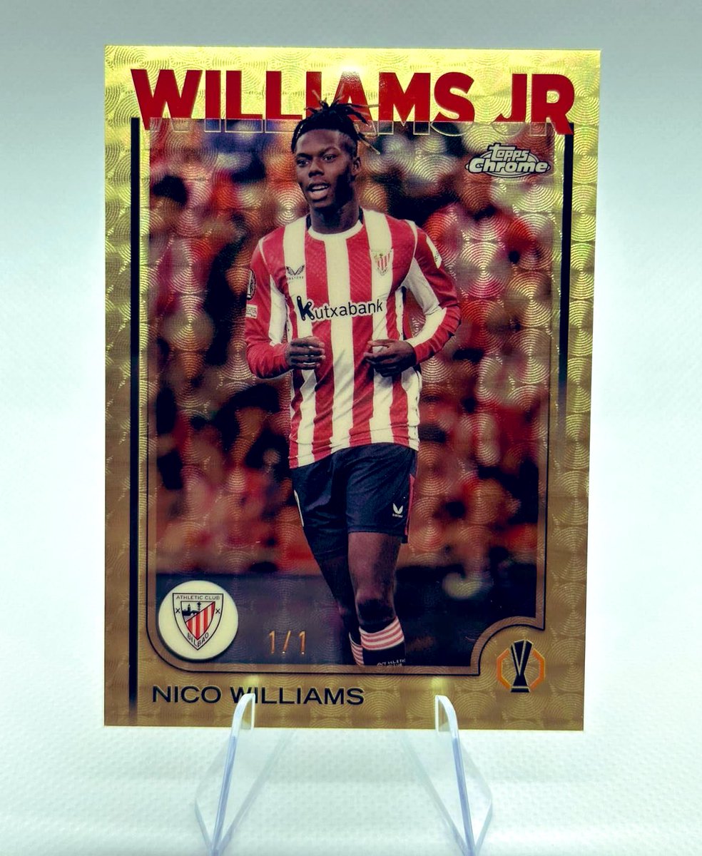 The Nico Williams super from Chrome has been pulled and listed in our FB group! 📲