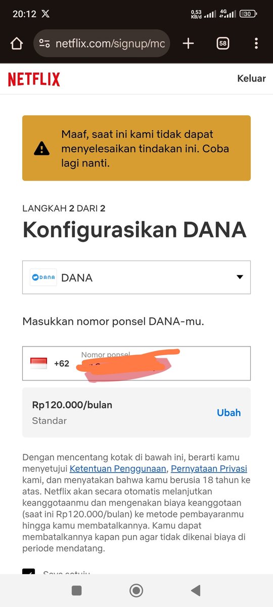 DeviRentika's tweet photo. @NetflixID Busuk aplikasinya, udah sampe 100 kali gk bisa tai https://t.co/f5Lp9sfuBr