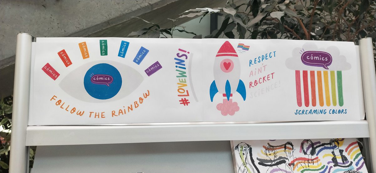 Bibliotecas3C's tweet photo. Pásate por la #BibliotecaLV y descubre los #cómics que hemos seleccionado para el #Orgullo2025 🏳️‍🌈 #LGTBIQ+ #LibraryPride https://t.co/g8vq3bD6kw