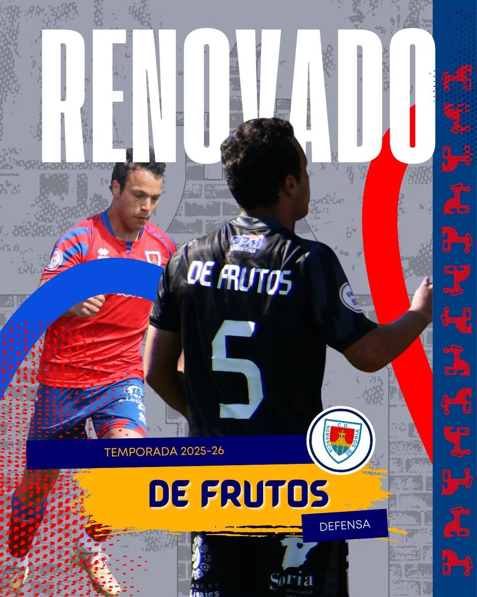cdnumancia's tweet photo. 🔴 OFICIAL I Oscar de Frutos 2026 🤝

@oscardefrutos15 RENUEVA con el @cdnumancia

Seguiremos disfrutando de la fortaleza y raza del defensa arandino una temporada más (hasta 2026)

#VamosNumancia I #NumanciaNuncaSeRinde https://t.co/lXPJ4D16m9