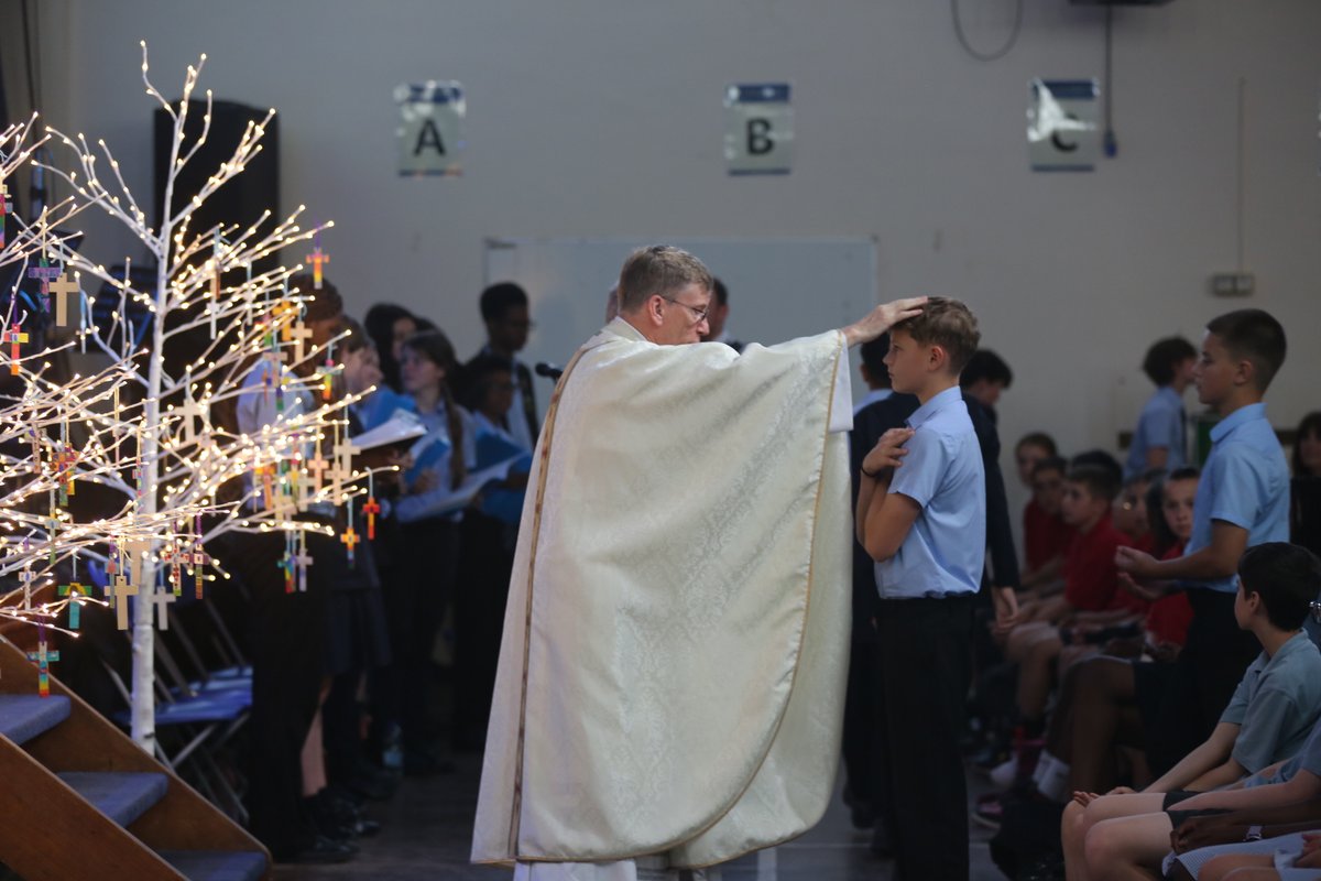 Today we welcomed pupils from 3 of our partner primary schools for a beautiful community Mass. The theme "Pilgrims of Hope" was a powerful reminder to journey with purpose. A joyful celebration — thank you to all involved! 🙏✨ #NBSproud