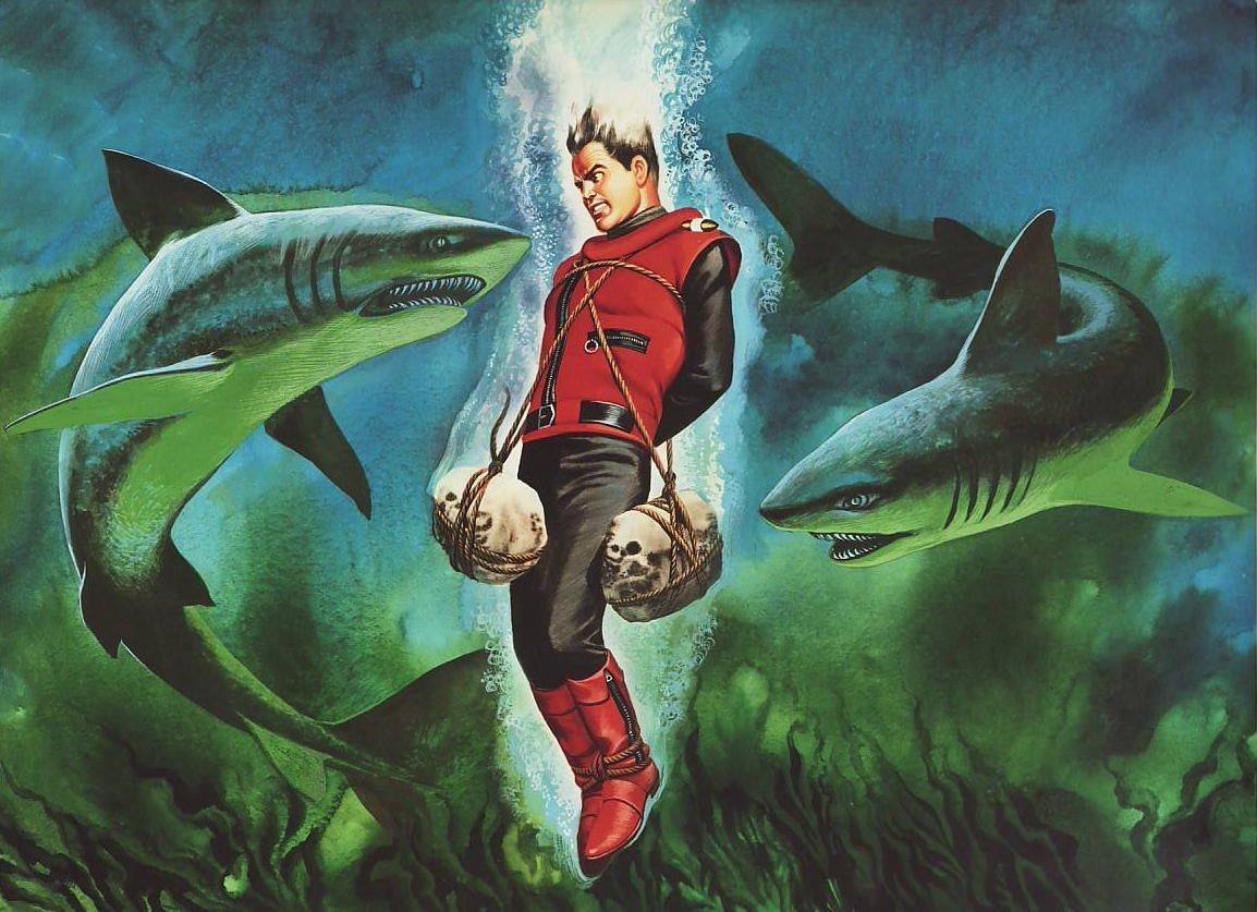 Leading the fight, one man fate has made indestructible... His name: Captain Scarlet
