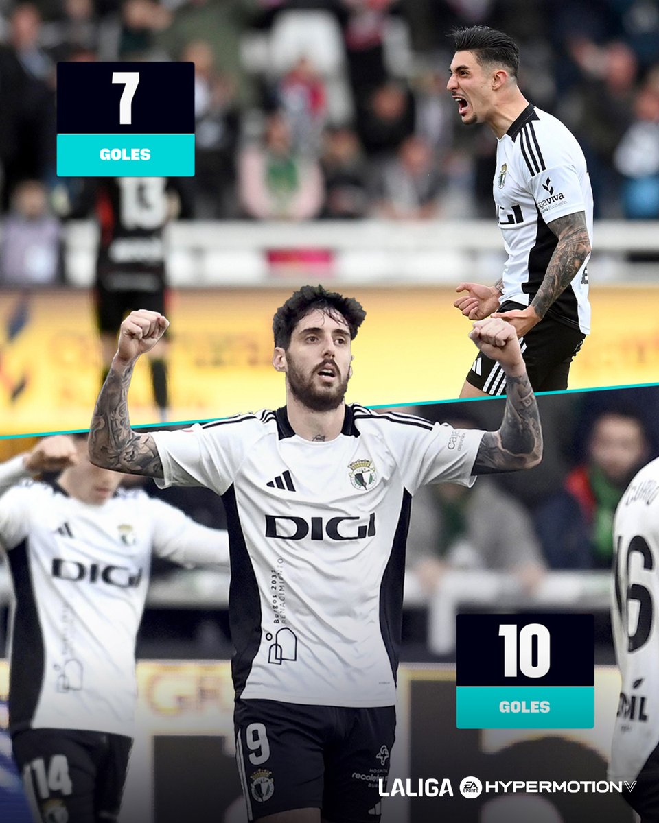 La dupla del <a href="/Burgos_CF/">Burgos Club de Fútbol</a>. 🤍🖤

<a href="/_alexsan22/">ALEX⚽️</a> 🤝 Fer Niño 

#LALIGAHYPERMOTION