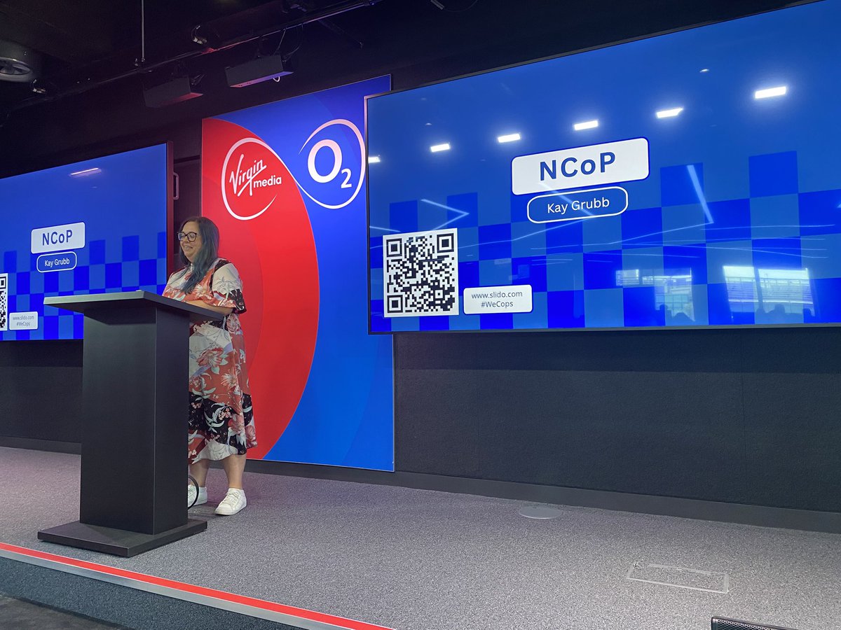 Now up speaking is Kay Grubb about the National Centre of Policing. 

#WeCops