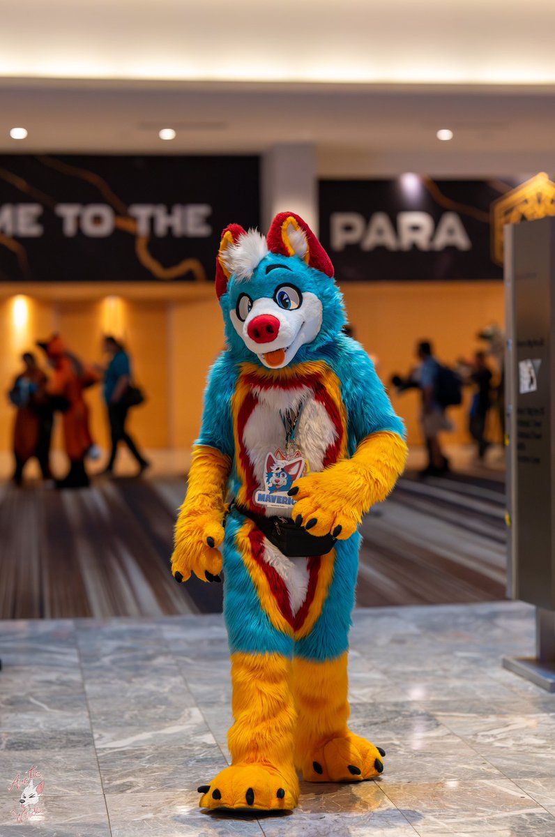 Happy #FursuitFriday!
Here’s how to find me at #Anthrocon2025 next week! 

✅Do:
Come say hi/chat!
Take photos of/with me in suit
Ask for hugs
Invite to hang out/parties
🚫Don’t:
Follow around without asking
Startle me/touch me unexpectedly 
Take photos out of suit/with head off