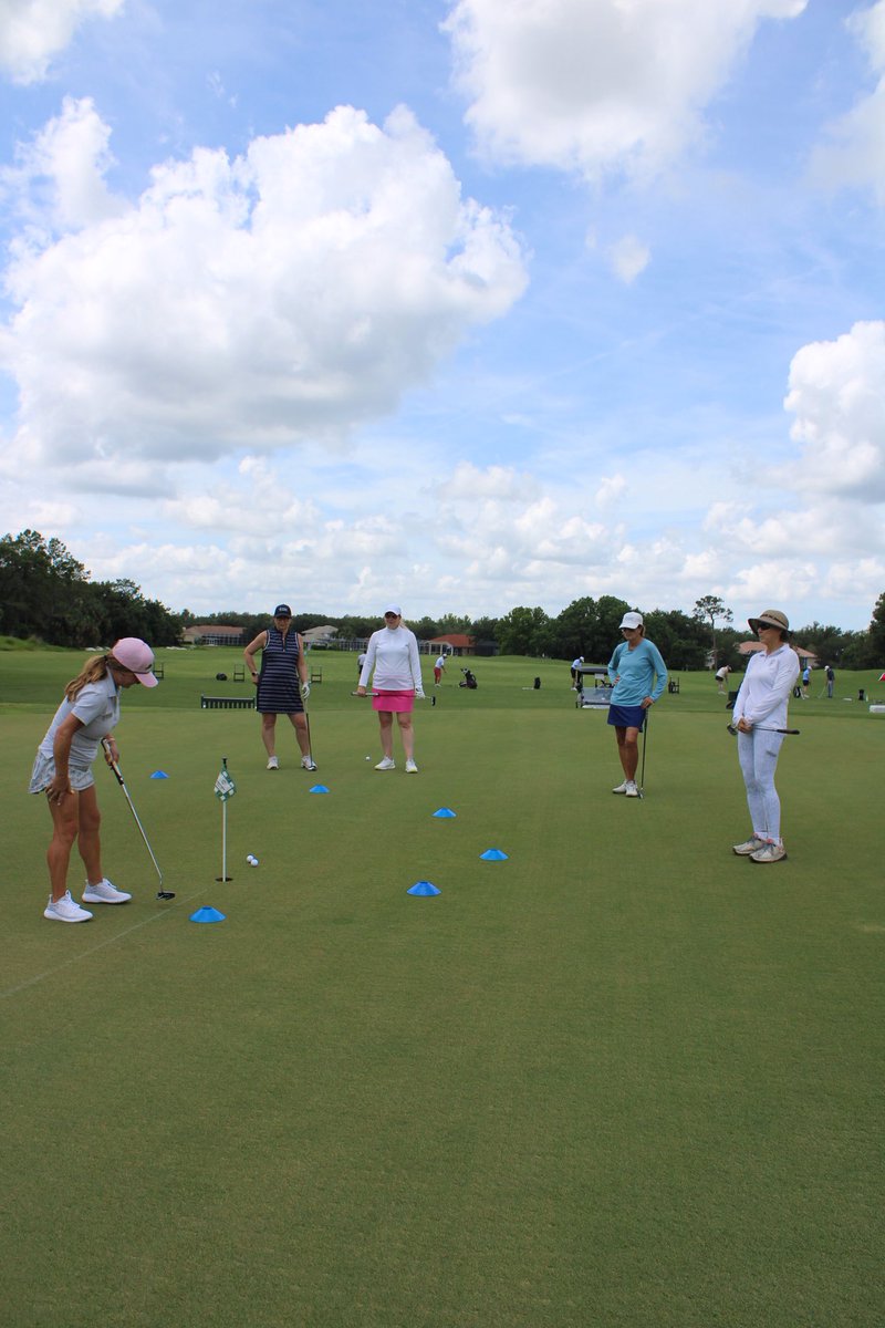 LPGA_Pros's tweet image. The Hunter’s Green Ladies proved there’s no better time to reignite the passion for the game than right now!
Hosting their #inviteHER clinic this month, filled with learning, laughter, and instilled confidence for every woman who wants to tee it up.