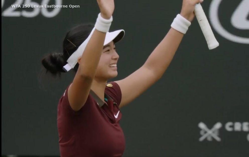keiIuchi's tweet photo. ANOTHER HISTORY FOR 🇵🇭ALEX EALA!!

SHE ADVANCES TO HER FIRST EVER WTA TOUR-LEVEL FINALS AFTER DEFEATING 🇫🇷VARVARA GRACHEVA IN 3 SETS!! 🔥

CONGRATS ALEX!!! MABUHAY KA!! 🙌😭💙❤️

#EastbourneOpen https://t.co/Lgxvgt3P1w