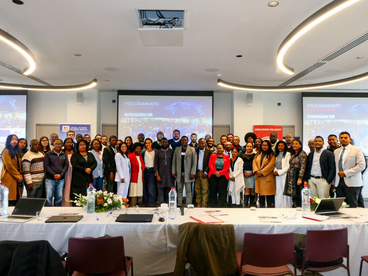 IFRC Africa (@ifrcafrica) on Twitter photo The ECHO Programmatic Partnership in Madagascar officially concluded with a two-day workshop in Antananarivo, bringing together partners to reflect on key achievements, challenges, and lessons learned.
Since 2022, <a href="/MadaRedCross/">Malagasy Red Cross</a>, @IFRC and <a href="/eu_echo/">EU Civil Protection & Humanitarian Aid 🇪🇺</a> supported 150K+ people in 5 The ECHO Programmatic Partnership in Madagascar officially concluded with a two-day workshop in Antananarivo, bringing together partners to reflect on key achievements, challenges, and lessons learned.
Since 2022, <a href="/MadaRedCross/">Malagasy Red Cross</a>, @IFRC and <a href="/eu_echo/">EU Civil Protection & Humanitarian Aid 🇪🇺</a> supported 150K+ people in 5