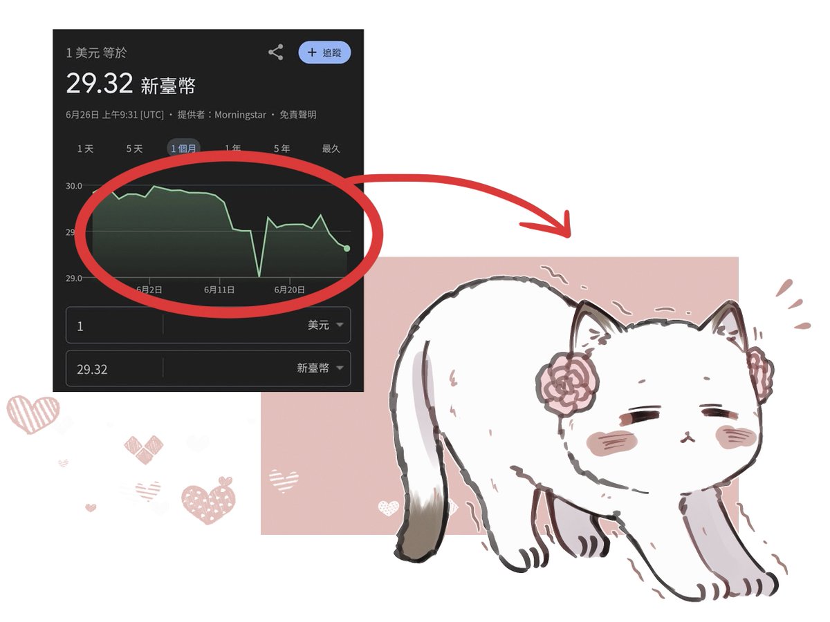 新台幣呈現貓貓趨勢！