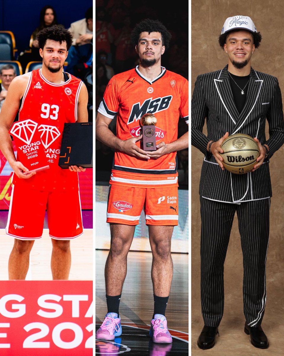 Quelle saison pour Noah Penda !

👑 MVP du Young Star Game
🏆 Meilleur jeune de <a href="/Betclic_ELITE/">Betclic ELITE</a> 
🧢 Drafté au <a href="/OrlandoMagic/">Orlando Magic</a> 

<a href="/noap3nda/">Noah Penda</a> x <a href="/MSB_Officiel/">MSB_Officiel 🦁</a> x <a href="/NBAFRANCE/">NBA France</a>