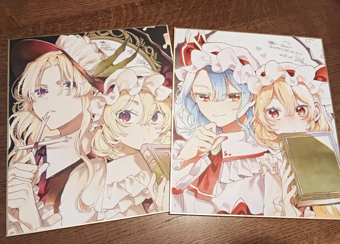 通販届き始めているみたいなので!ブ-ストのお礼につけさせていただいた絵の一部をーっ