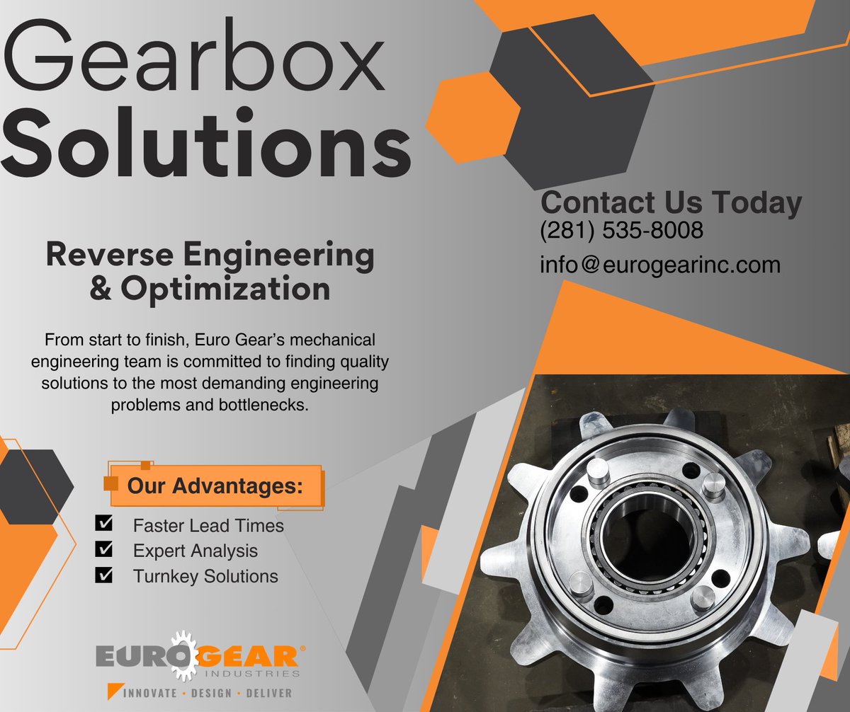 Euro Gear’s mechanical engineering team is committed to working with you from start to finish to find quality solutions to the most demanding engineering problems and bottlenecks- to best fit your requirements and needs, trust Euro Gear, a name known world-wide.

Contact us today