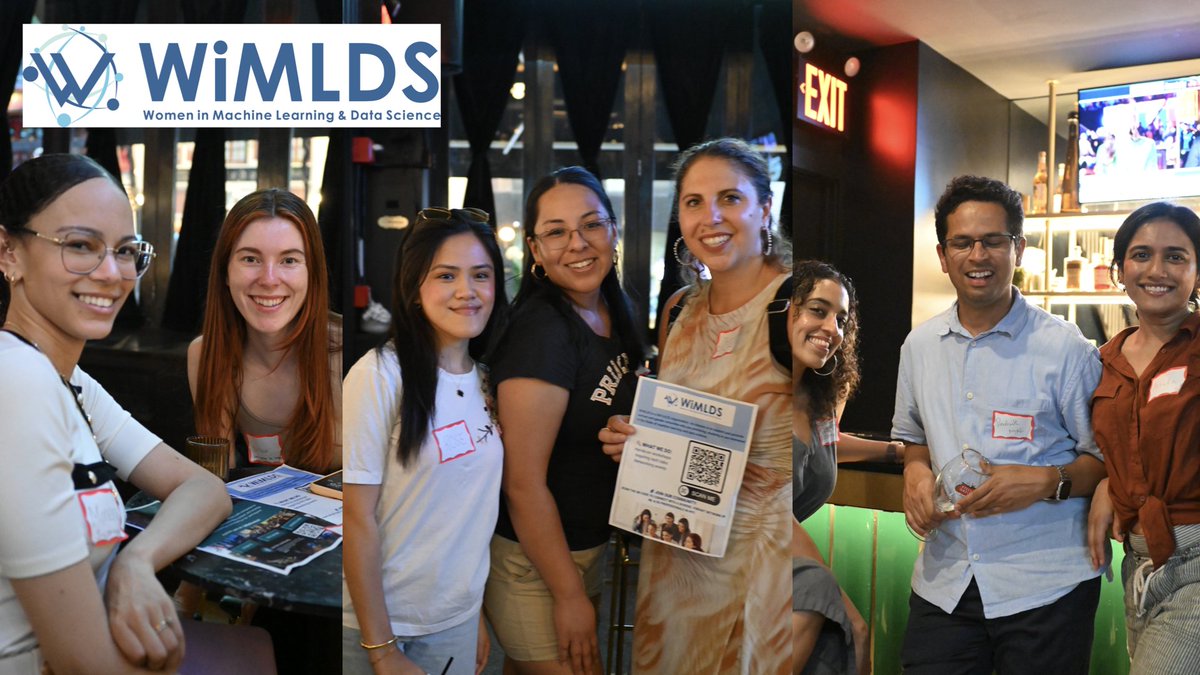 WiMDLS came together to chat data and build the #nycai #womeninSTEM community in NYC on Wed. Join us meetup.com/nyc-wimlds/ or linkedin.com/company/wimlds… to stay connected.