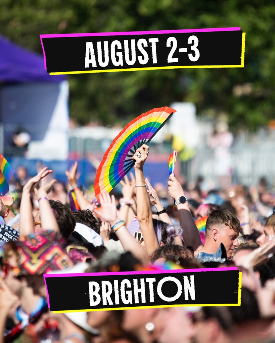 PrideBrighton's tweet image. Only 5 weeks to go till the best weekend of the year!
This is your last chance to grab tickets before prices increase on June 30th. Don&apos;t miss your chance to join us at Pride On The Park along with artists such as @mariahcarey, @confidencemanTM, @KatyB, and @FatboySlim!
