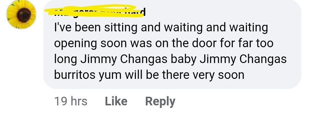 htpo's tweet photo. This woman on Facebook who thinks chimichangas are called Jimmy Changas is giving me so much life right now https://t.co/E4Jo4tEp7J