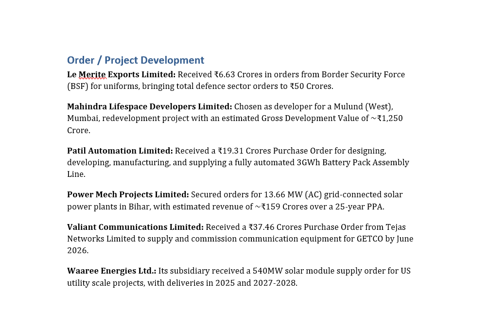pkgupta001's tweet photo. #Todays business updates related to #Capex #Orders #ProductLaunch #Collaboration #FundRaise #expansion #Acquisition...
#AkzoNobel #MazagonDock #Ahluwalia #BHEL #Interarch #PatilAutomation #PowerMech #WareeEnergies #Valient #Diamondpower #Premier #Zentech many more.. https://t.co/kaxOzFtg6i