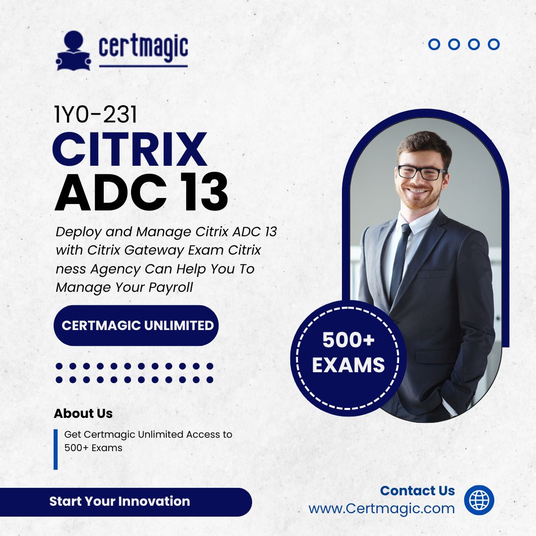 certmagictalks's tweet image. 💡Want to become a Citrix networking expert and boost your IT career with just one certification? Discover how 1Y0-231 can power up your future! 🚀
@certmagictalks 
#1Y0231 #CitrixADC #CitrixGateway #ITCertification #TechCareers #NetworkingPro #CloudSecurity #ExamSuccess
