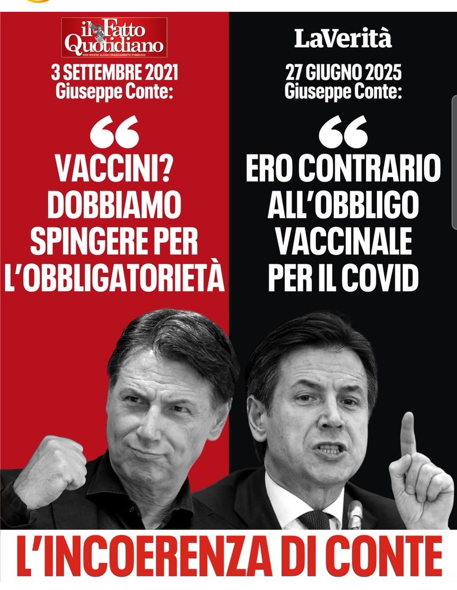 Ormai le contraddizioni o meglio le balle del signor Conte non si contano più. 
Supera addirittura se' stesso!