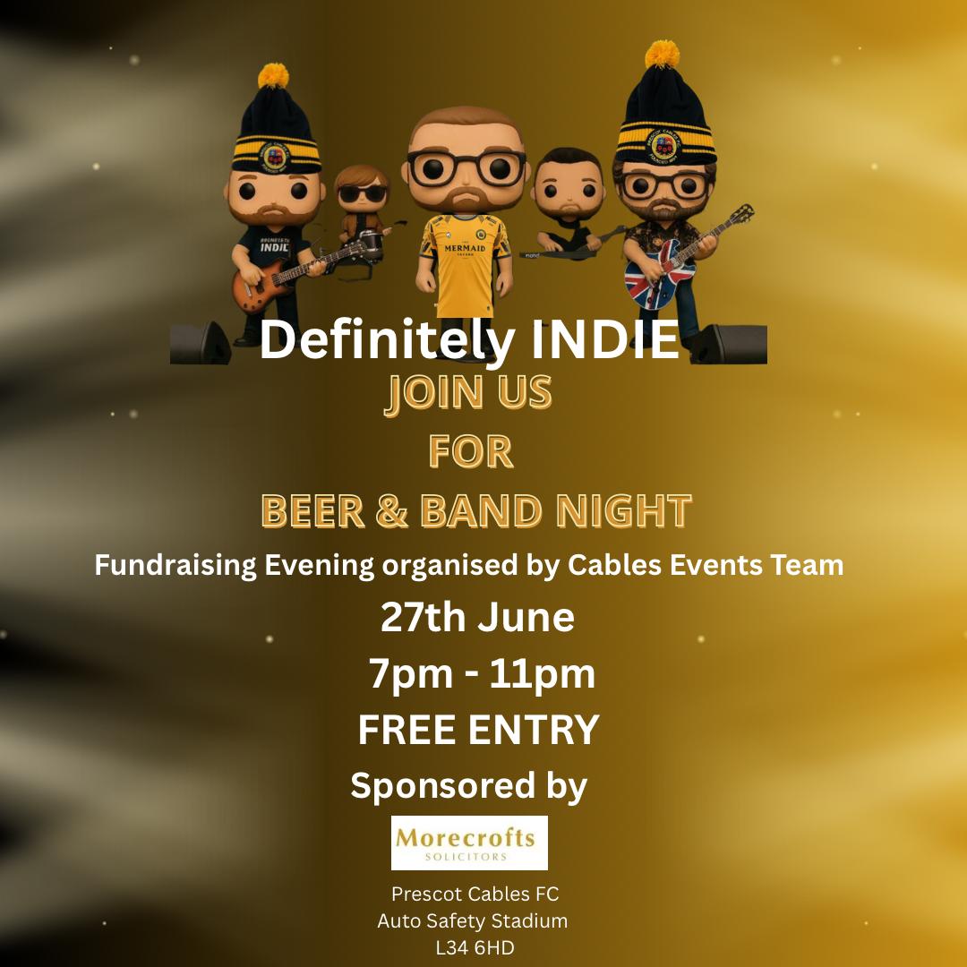 It's Friday!! Come and join us for some Live music. Free Entry, Doors open from 7pm. Raffle &amp; Bingo during interval 💛🖤