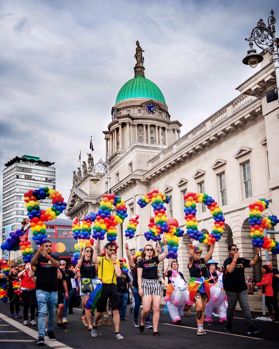 🏳️‍🌈 Happy #DublinPride! 

As we revel in the colour and joy, let’s remember Pride began as protest, a demand for equality, inclusion and respect. 

Progress matters only when no one is left behind. The fight goes on, and I hope this weekend is another bright step forward. 🌈