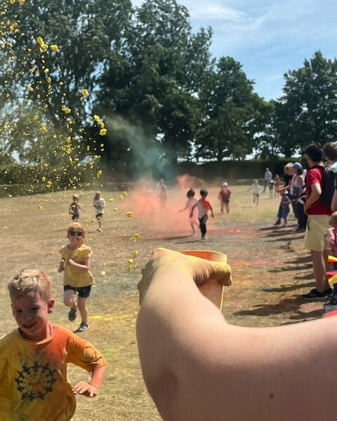 Reception had an amazing time at the colour run yesterday. We are ready for our final run with Year 3 and Year 6.
There is still time to donate to help solve the drainage issues in our primary playgrounds: goodhub.com/go/colourfunru…