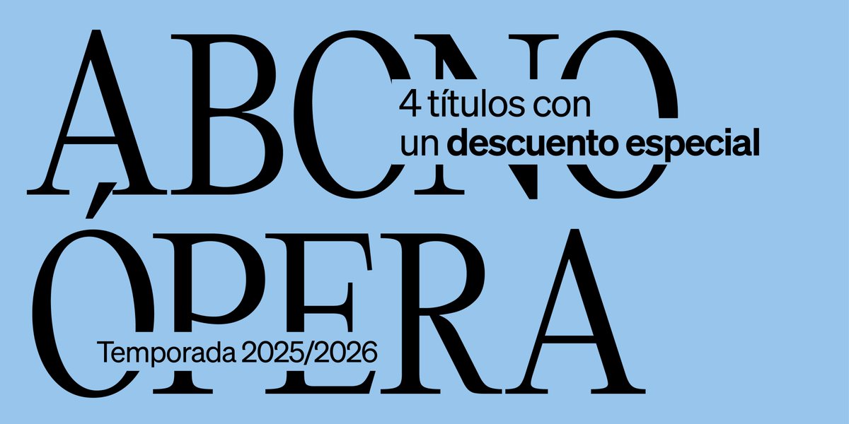 🎭Ya está disponible el abono de ópera para la nueva temporada con 4 títulos que prometen emociones: Don Giovanni, Lucrezia Borgia, El sueño de una noche de verano y Aida.

¡Ventajas, descuentos y tu butaca asegurada!

🎟️ teatrodelamaestranza.es/localidades/

#Temporada202526 #VuelveLaÓpera