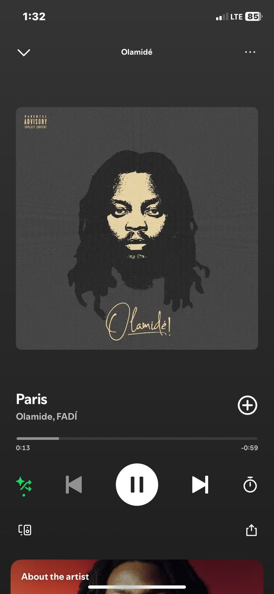 awo_jiggr's tweet photo. Day 6 of Streaming this masterpiece @Olamide till he notices me 😭🚀💛
#masterpiece #baddonababa #milli #kai https://t.co/x4zAnMqEUr