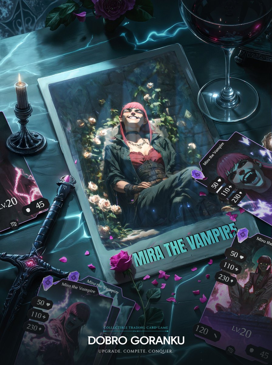 dobro_goranku's tweet image. ✨ Meet Mira — a vampire from an ancient bloodline… but forget everything you think you know about vampires. 🩸
🎭 Immortal? ✅
👑 Thirst for domination? No… she’s just here for the fun. 🎲🍷
🔥 Centuries of challenges and rivalries? Boring.
Now she’s on a mission with one…