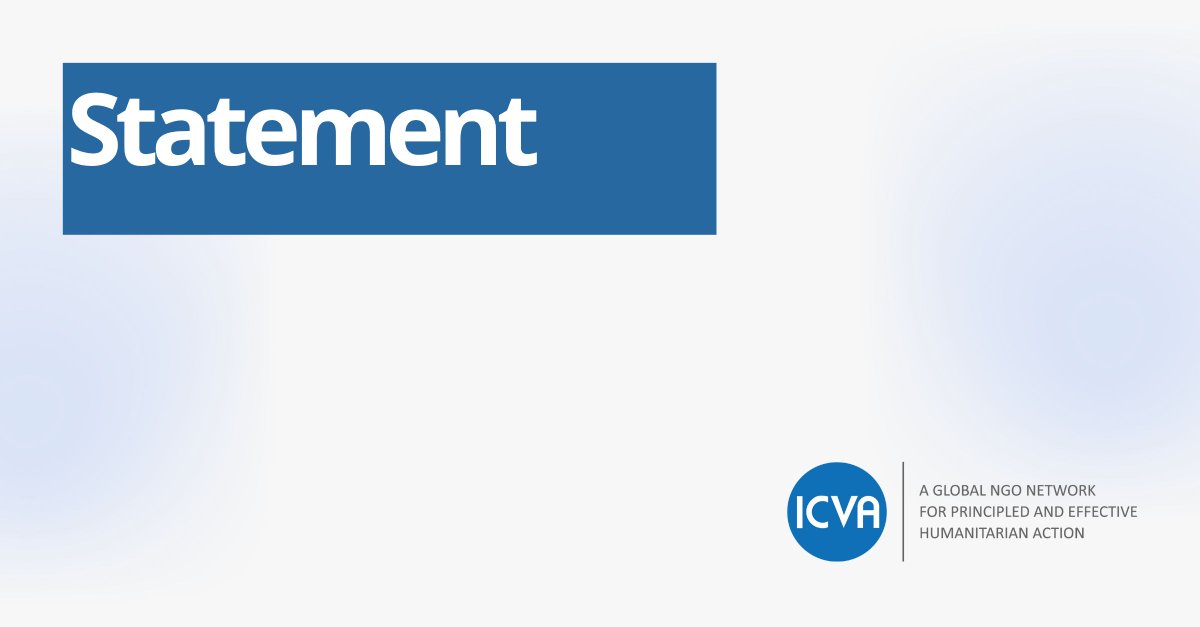 ICVA | International Council of Voluntary Agencies tweet media