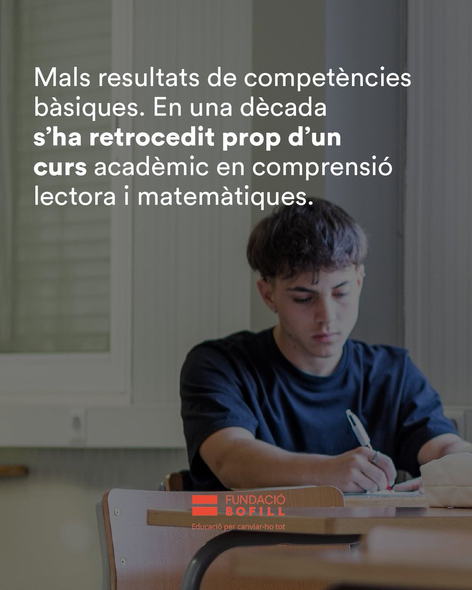 Fundació Bofill (@fundaciobofill) on Twitter photo 🔴 La persistència dels mals resultats educatius fa inajornable reformes profundes de sistema.
“No podem normalitzar els mals resultats. És preocupant que no es vegi un canvi de tendència”, <a href="/mnadalanm/">Mònica Nadal</a>, directora de recerca de la @fundaciobofill 👇🏼
fundaciobofill.cat/noticies/resul… 🔴 La persistència dels mals resultats educatius fa inajornable reformes profundes de sistema.
“No podem normalitzar els mals resultats. És preocupant que no es vegi un canvi de tendència”, <a href="/mnadalanm/">Mònica Nadal</a>, directora de recerca de la @fundaciobofill 👇🏼
fundaciobofill.cat/noticies/resul…