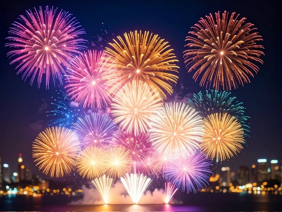 【背景素材配布】
夏といえば花火！
打ち上げ花火の背景素材です。
・♡＆RPで使用可能
・加工可
・用途自由
 #フリー素材
 #背景素材   #IRIAM素材
 #Vtuberフリー素材