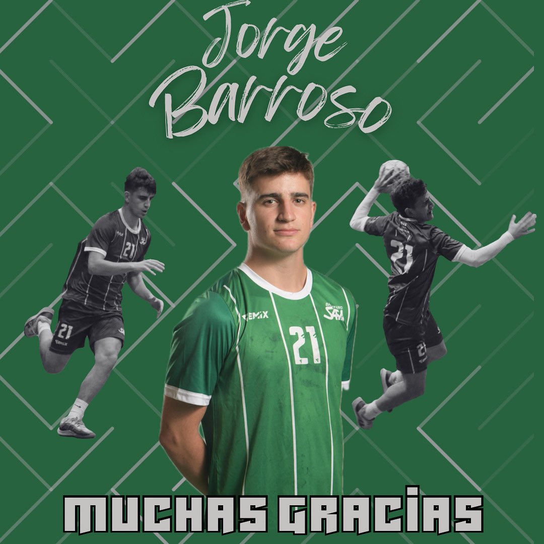 🥺 La próxima temporada, Jorge Barroso no formará parte del primer equipo.
🙌🏼 ¡Muchas gracias por tu trabajo, calidad y compañerismo durante estos años!
🤗 ¡Te deseamos todo lo mejor en tu aventura académica y verte pronto de vuelta!
#LaFuerzaDelVerde 💚💪🏼