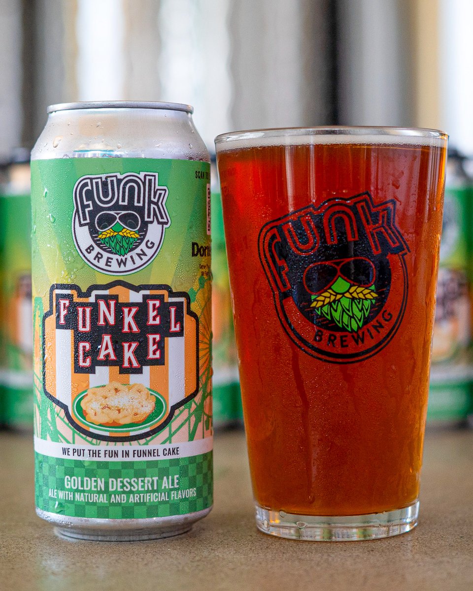 DorneyParkPR's tweet image. Something sweet is brewing! 🍰 #DorneyPark &amp;amp; Funk Brewing just dropped FUNKEL CAKE – a sweet golden stout with hints of fried dough-y goodness perfect for summer sips. Available starting this weekend at Dorney Park and Illumination Tap Rooms! #FunkelCake #CraftBeer
