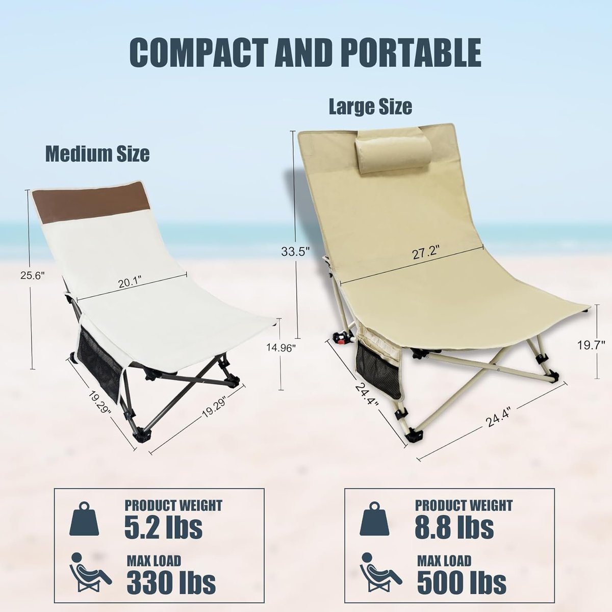gadget74824's tweet image. Compact Backpack Beach Chairs 2 Pack with Adjustable Backrest for $59.49

sovrn.co/51toxbr

#Backrest