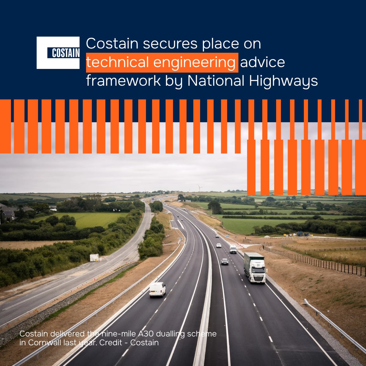 Costain Group (@costaingroup) on Twitter photo We’ve been chosen by <a href="/NationalHways/">National Highways</a> to help deliver a #road network which drives prosperity, improves safety and reliability, and furthers the UK’s #decarbonisation goals: bit.ly/4l25RCj We’ve been chosen by <a href="/NationalHways/">National Highways</a> to help deliver a #road network which drives prosperity, improves safety and reliability, and furthers the UK’s #decarbonisation goals: bit.ly/4l25RCj
