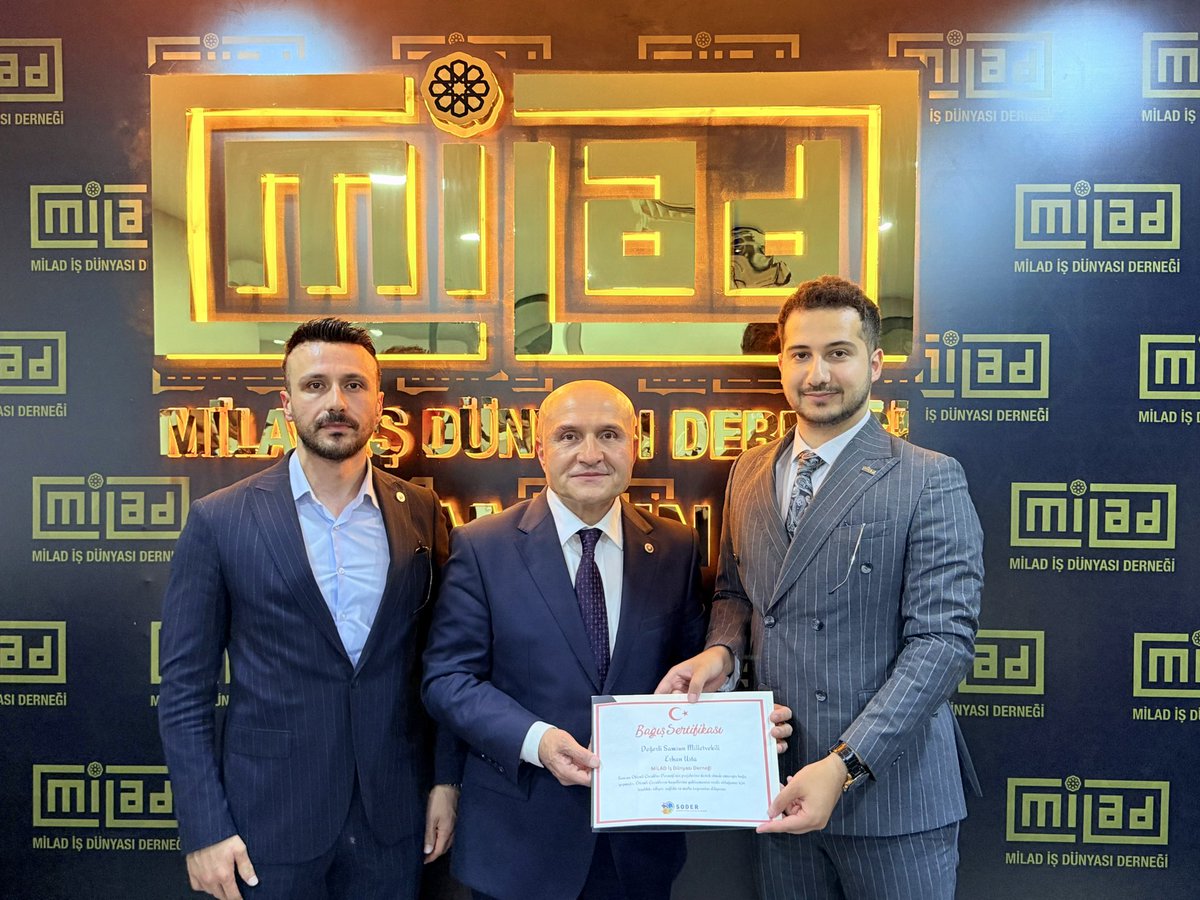 💼 Samsun MİLAD İş İnsanları Derneğindeyiz.

📄 Dernek Başkanı Berkay Erkan ve kıymetli üyelerle verimli bir istişare toplantısı gerçekleştirdik.

📊 Ekonomiden girişimciliğe, üretimden istihdama kadar pek çok başlıkta görüş alışverişinde bulunduk.

🌍 Özellikle genç iş