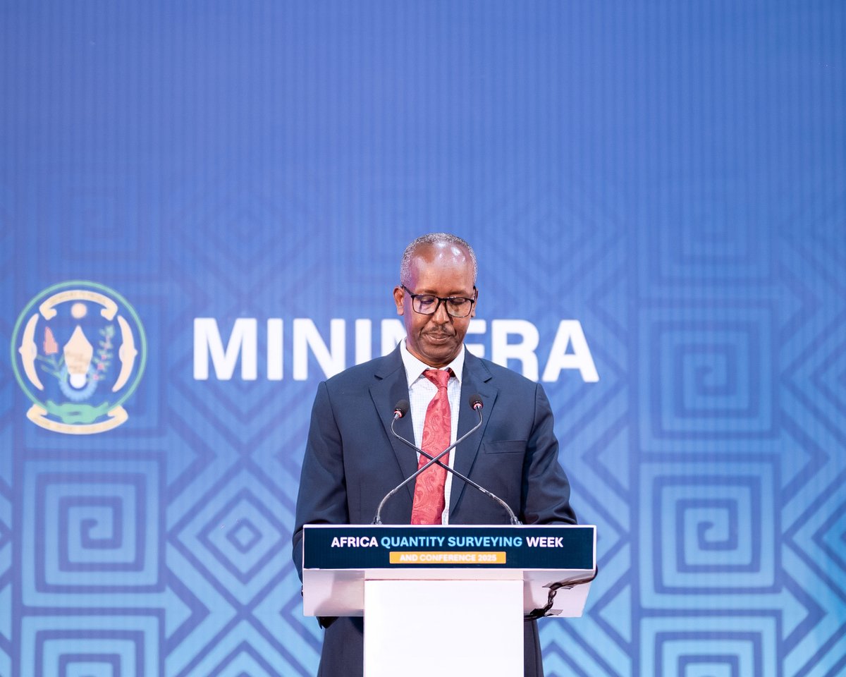 QS. Charles Lugira, Chairman of the Rwanda Institute of Quantity Surveyors (RIQS), officially welcomed delegates to the Africa Quantity Surveying Week &amp; Conference 2025, highlighting the event as a vital platform for collaboration, innovation, and excellence. 

He emphasized that