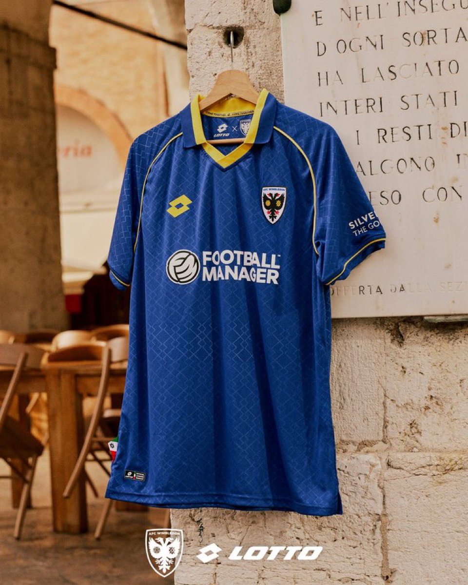 AFC Wimbledon x Lotto

Collar. Piping. Sponsor. Winning.