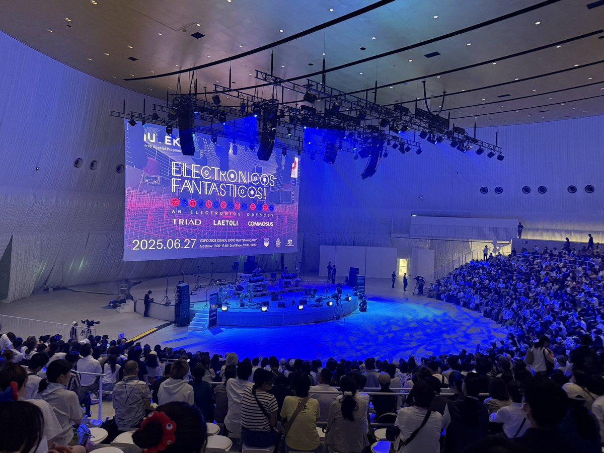 万博で盆踊りしてきた♪
ブラウン館、電磁盆踊り。新しい。

#ブラウン館